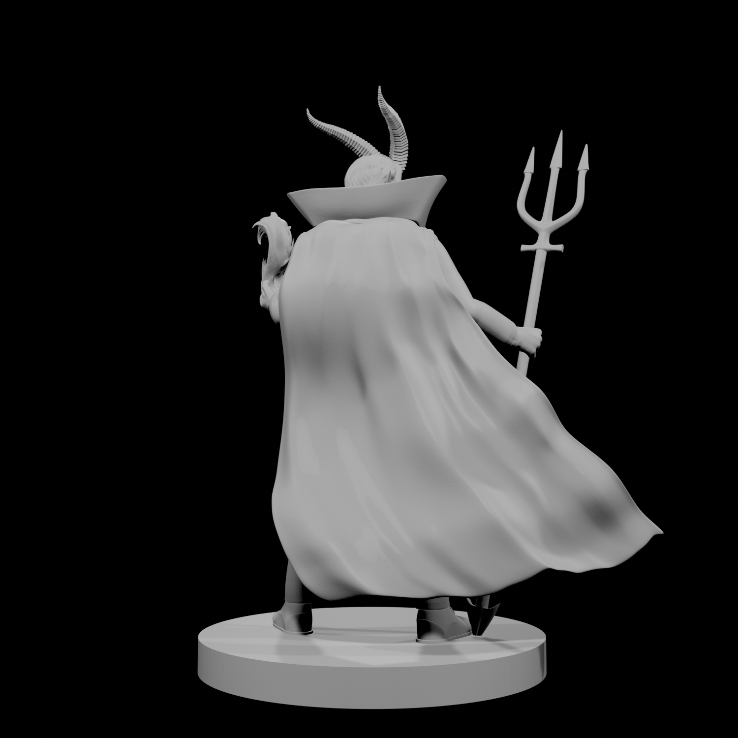 Tiefling Male Warlock of the Deep