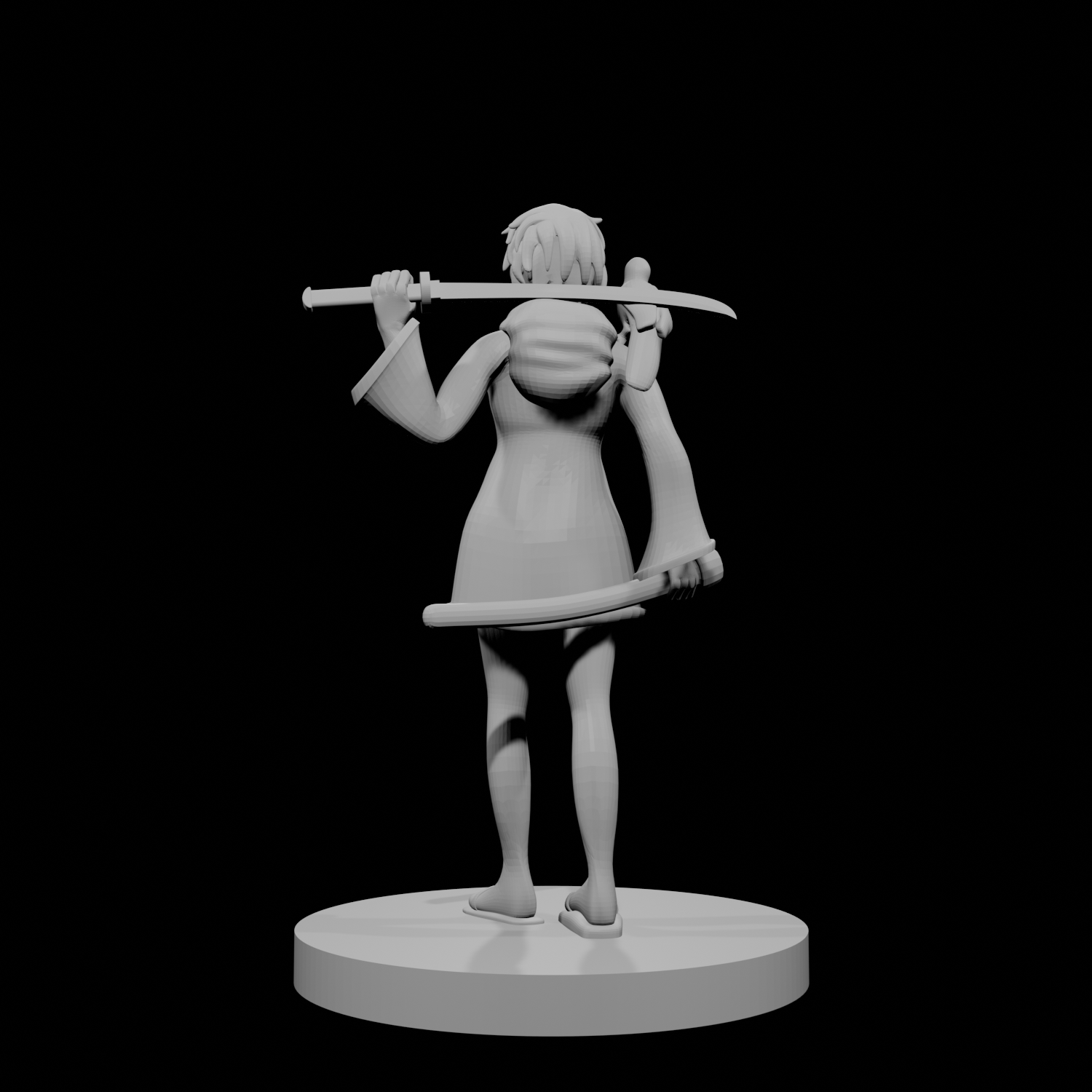 Tiefling Samurai with Raven