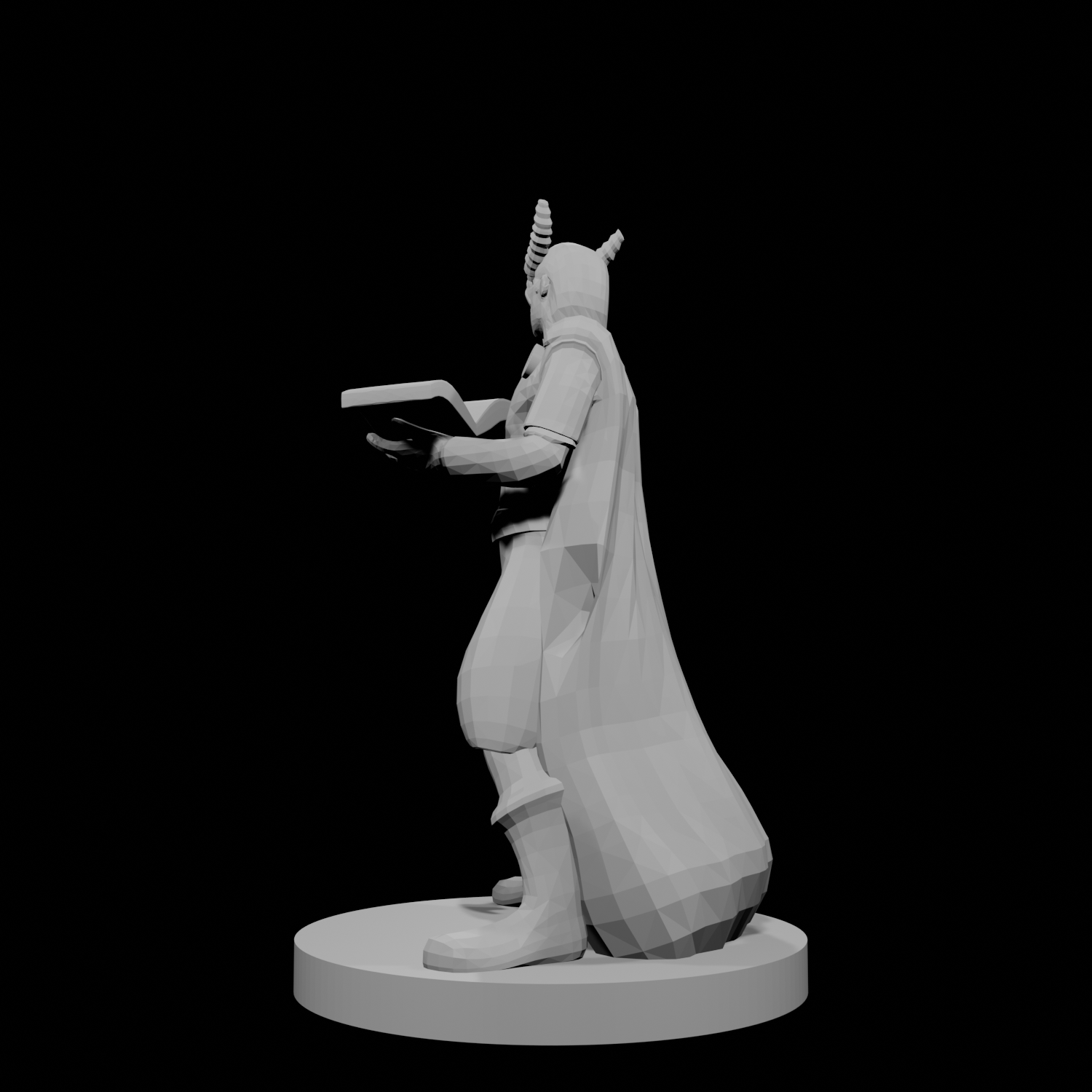 Tiefling Wizard with staff