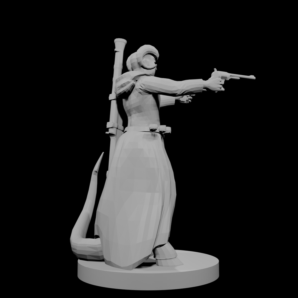 Tieflng Gunslinger two Pistols Male