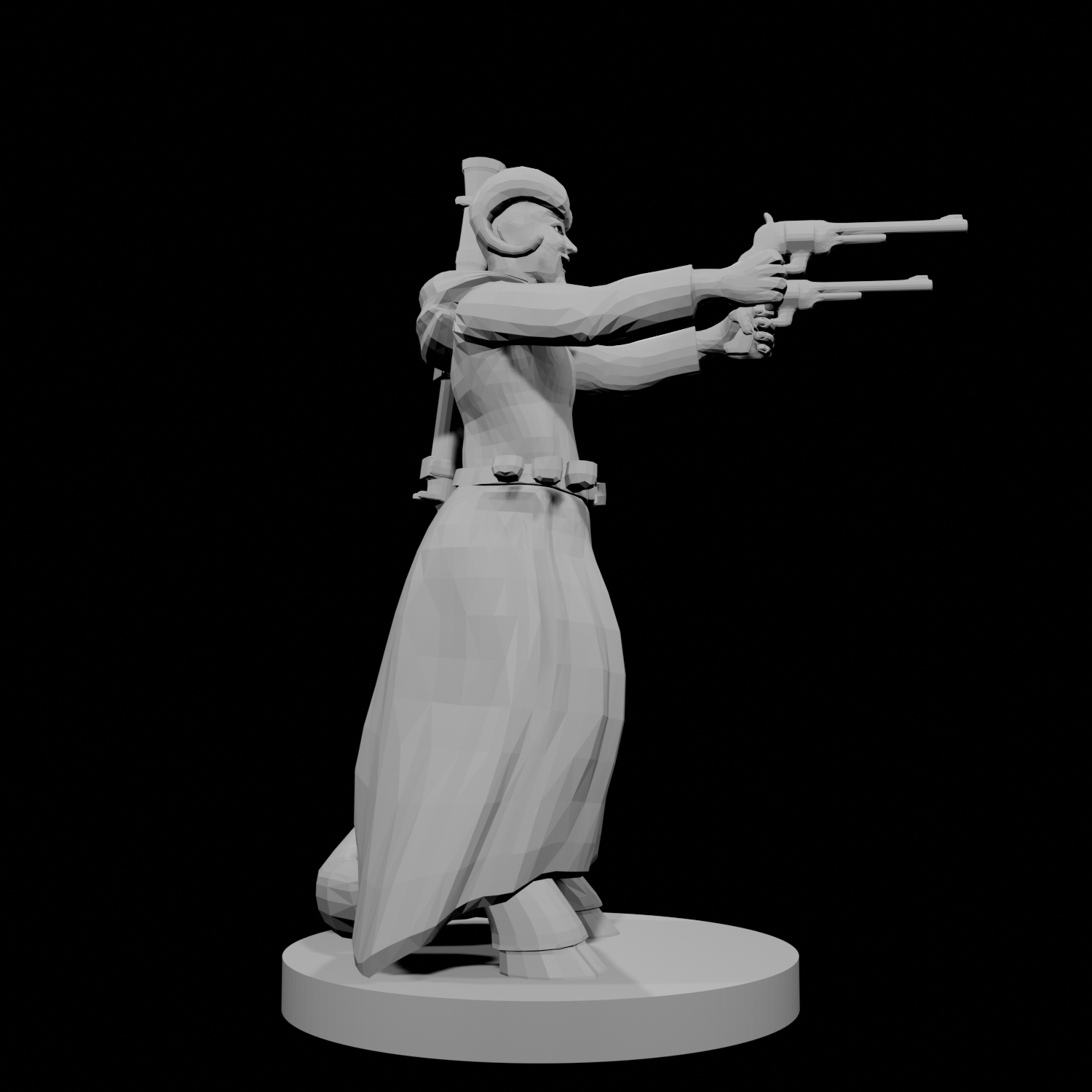 Tieflng Gunslinger two Pistols Male