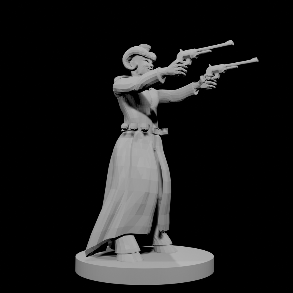 Tieflng Gunslinger two Pistols Male