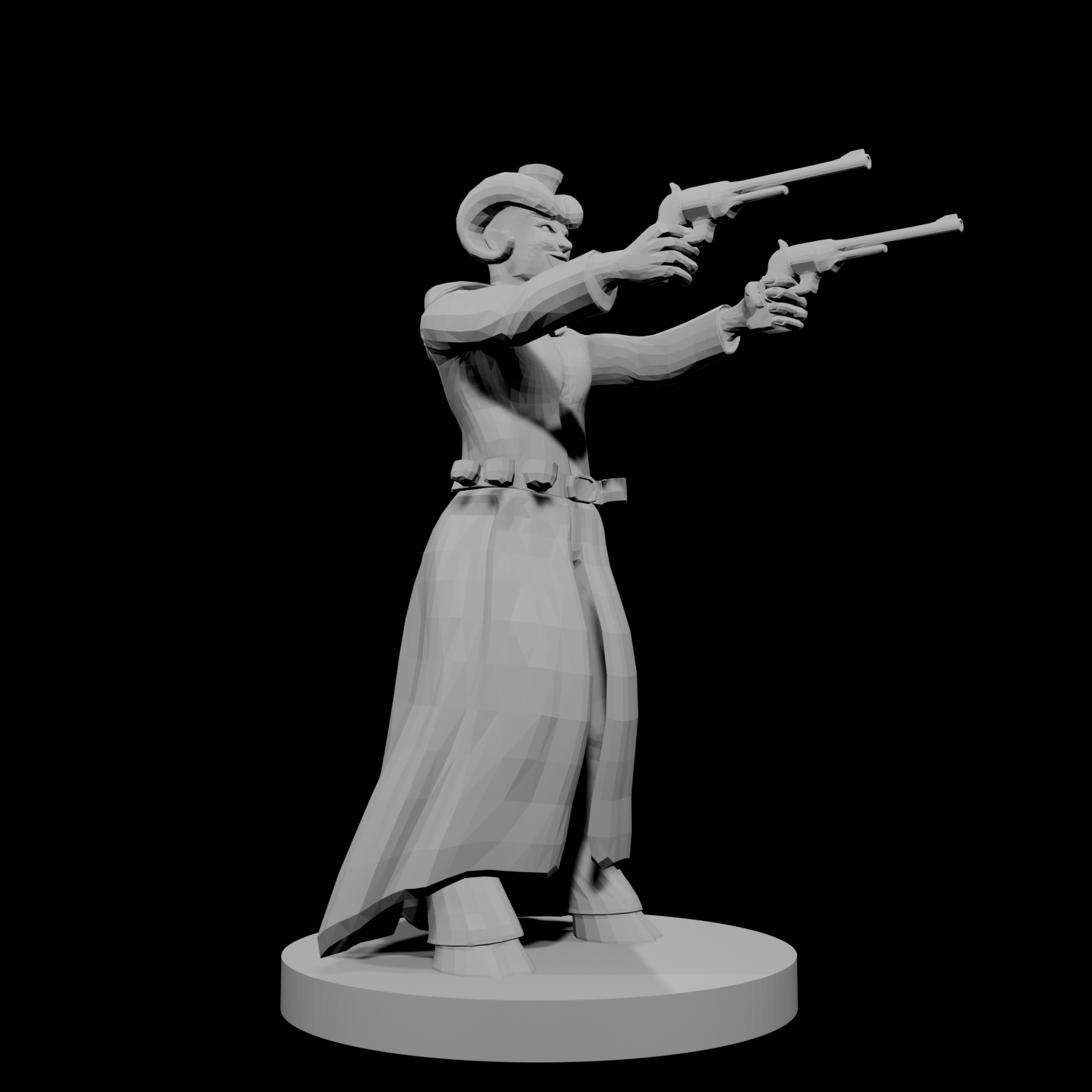 Tieflng Gunslinger two Pistols Male