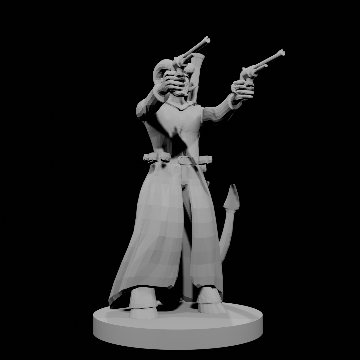 Tieflng Gunslinger two Pistols Male