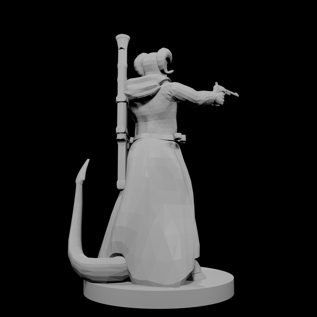 Tieflng Gunslinger two Pistols Male