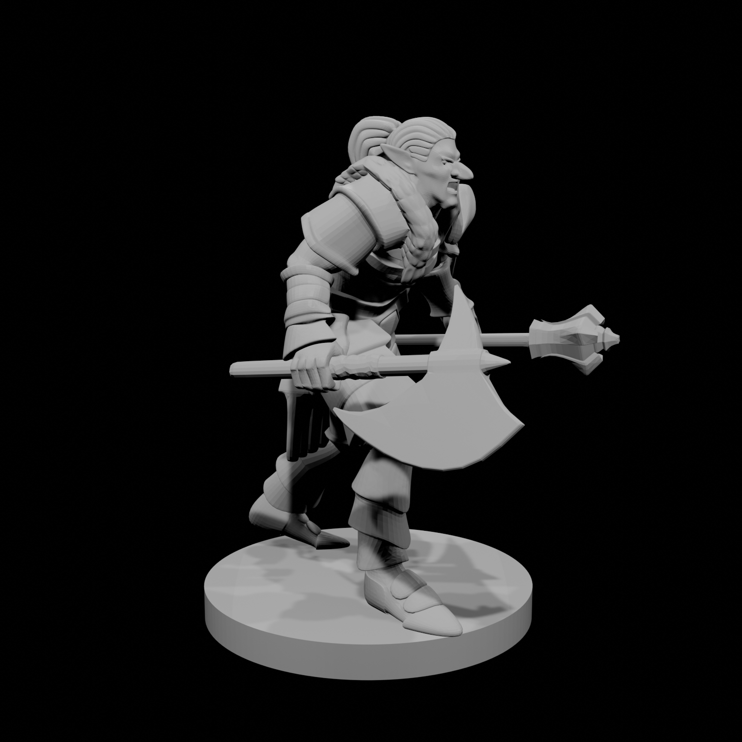 Trollkin Male Barbarian