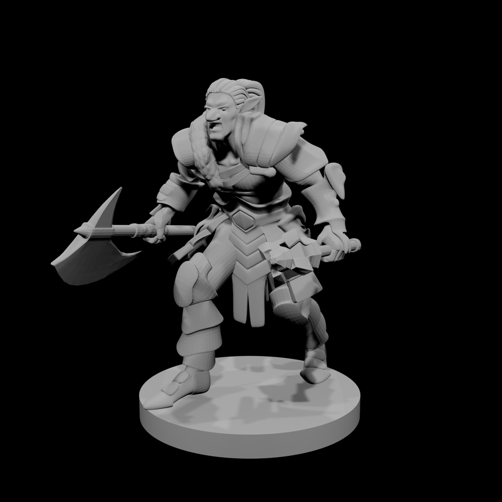 Trollkin Male Barbarian