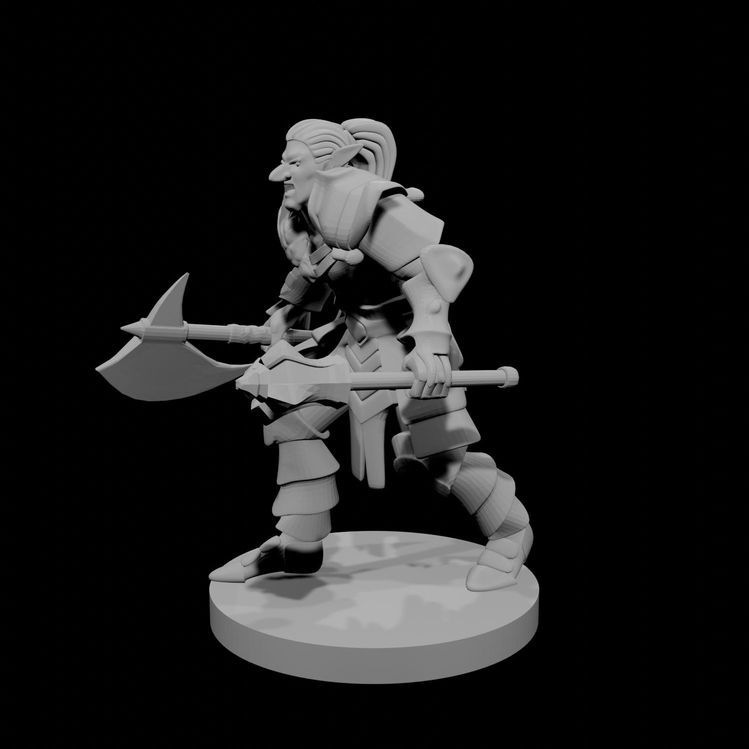 Trollkin Male Barbarian