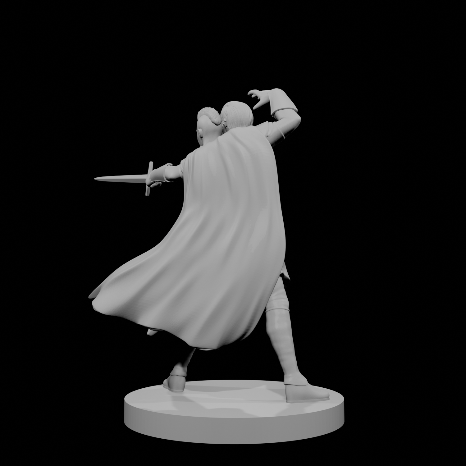 Two Headed Human Male Sorcerer Fighter