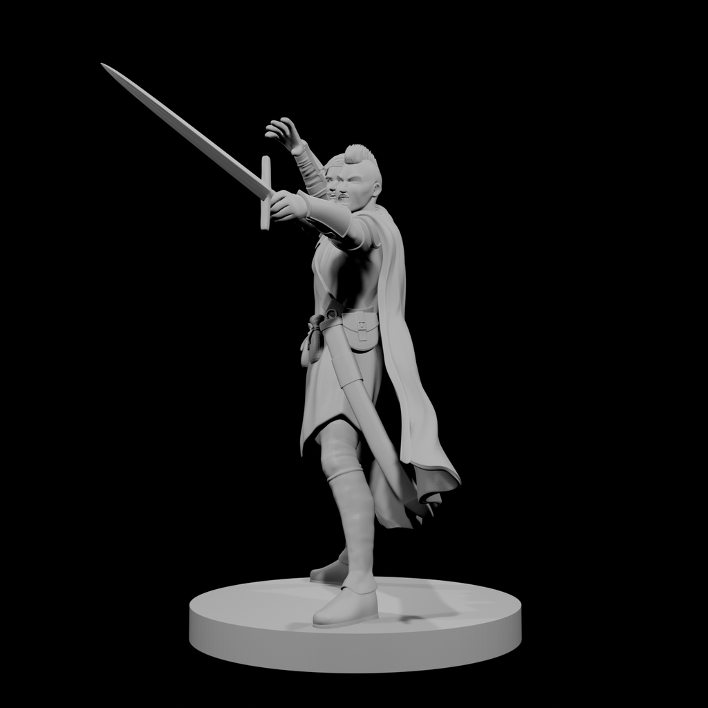 Two Headed Human Male Sorcerer Fighter 2