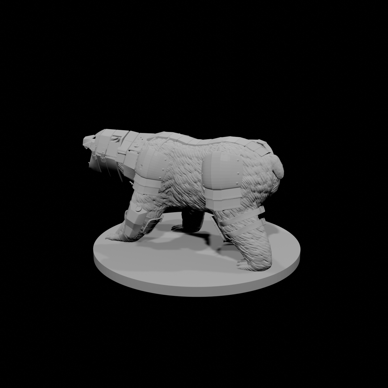 Ours mécanique mort-vivant
