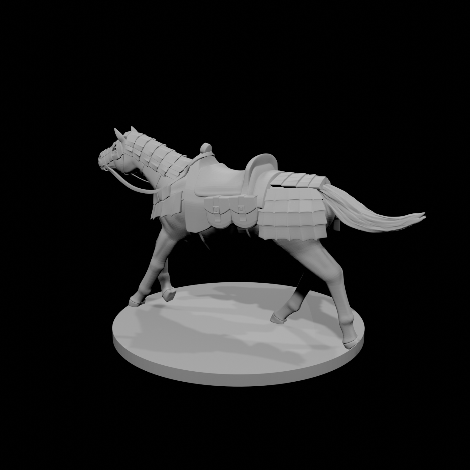 Cheval de guerre blindé