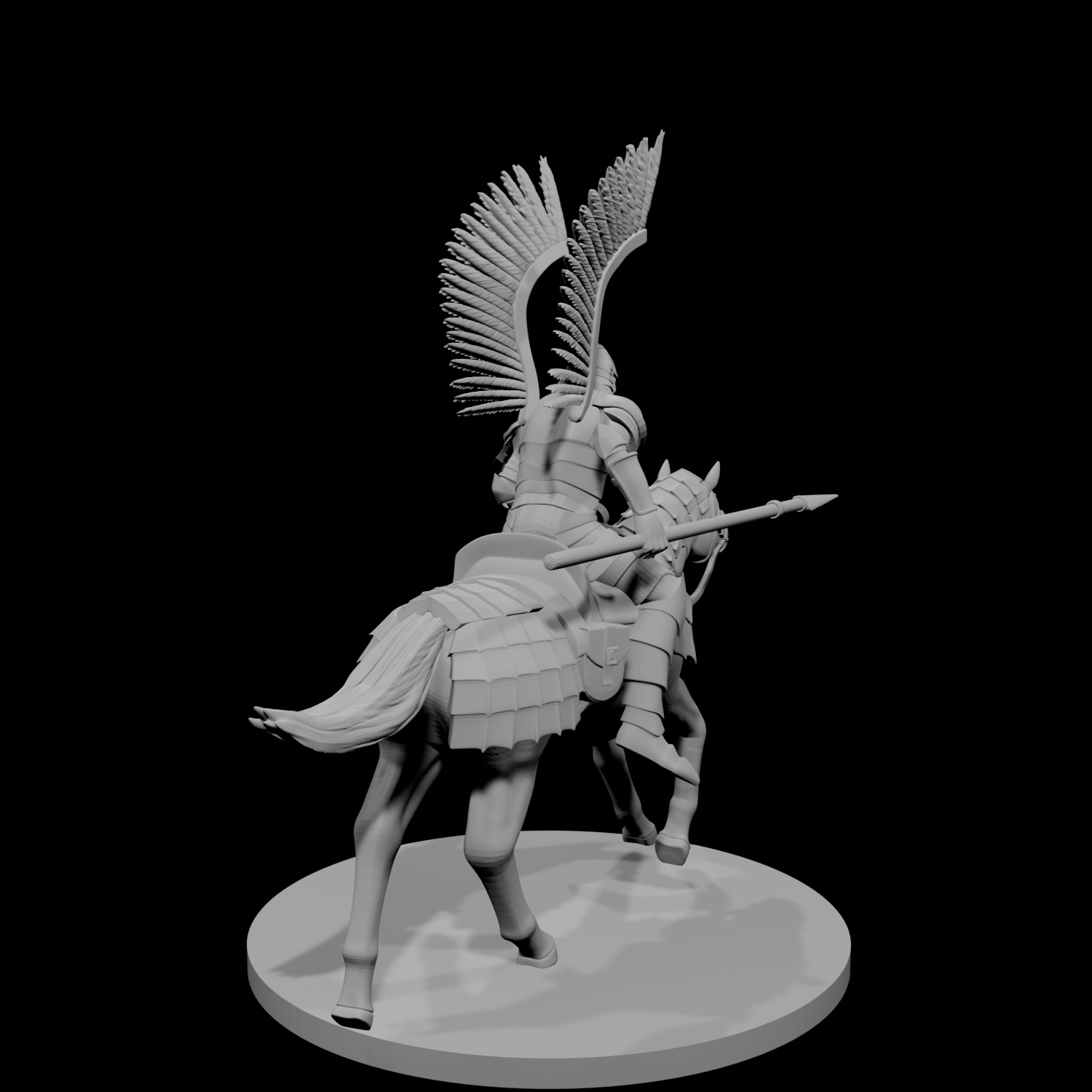 Winged Mounted Knight