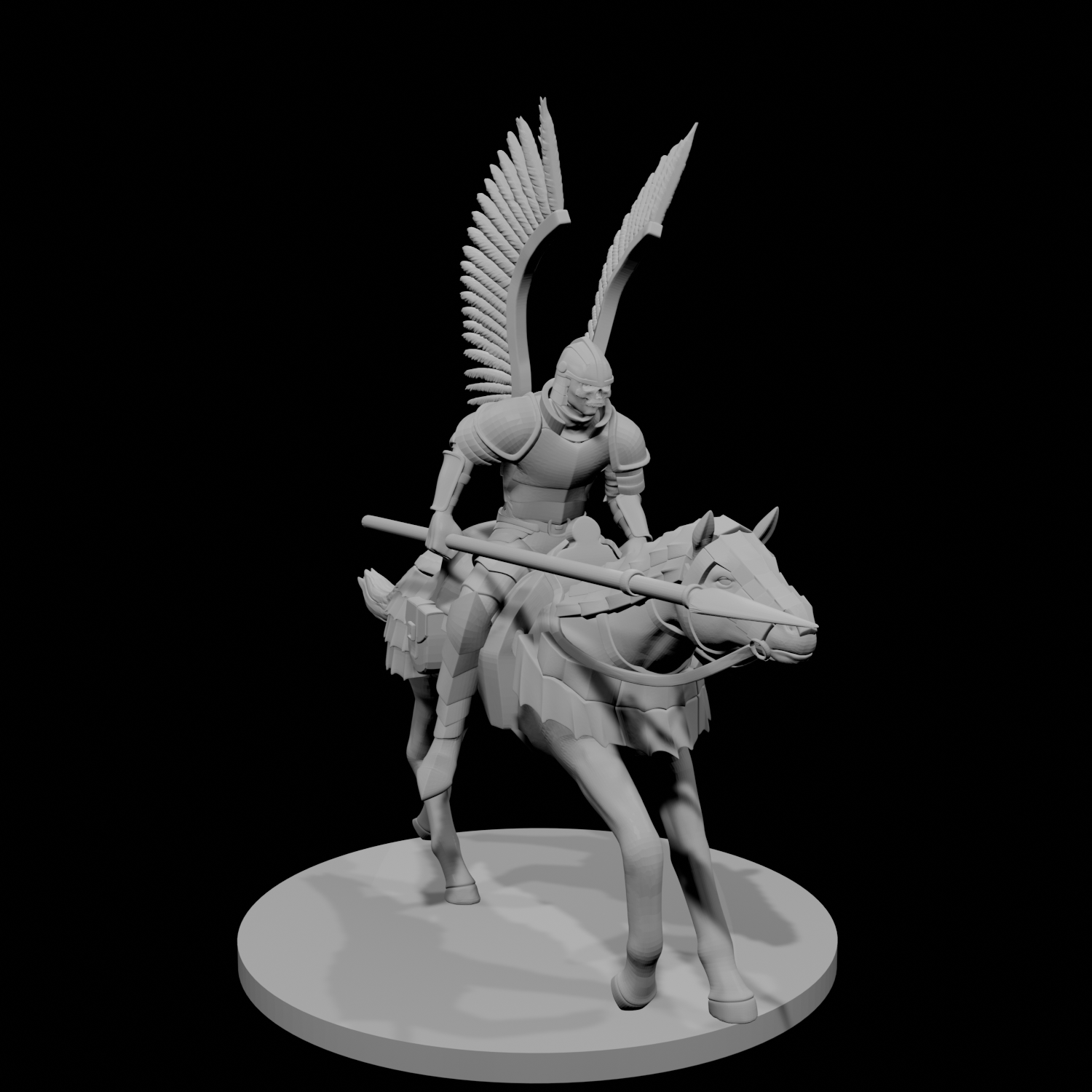 Winged Mounted Knight