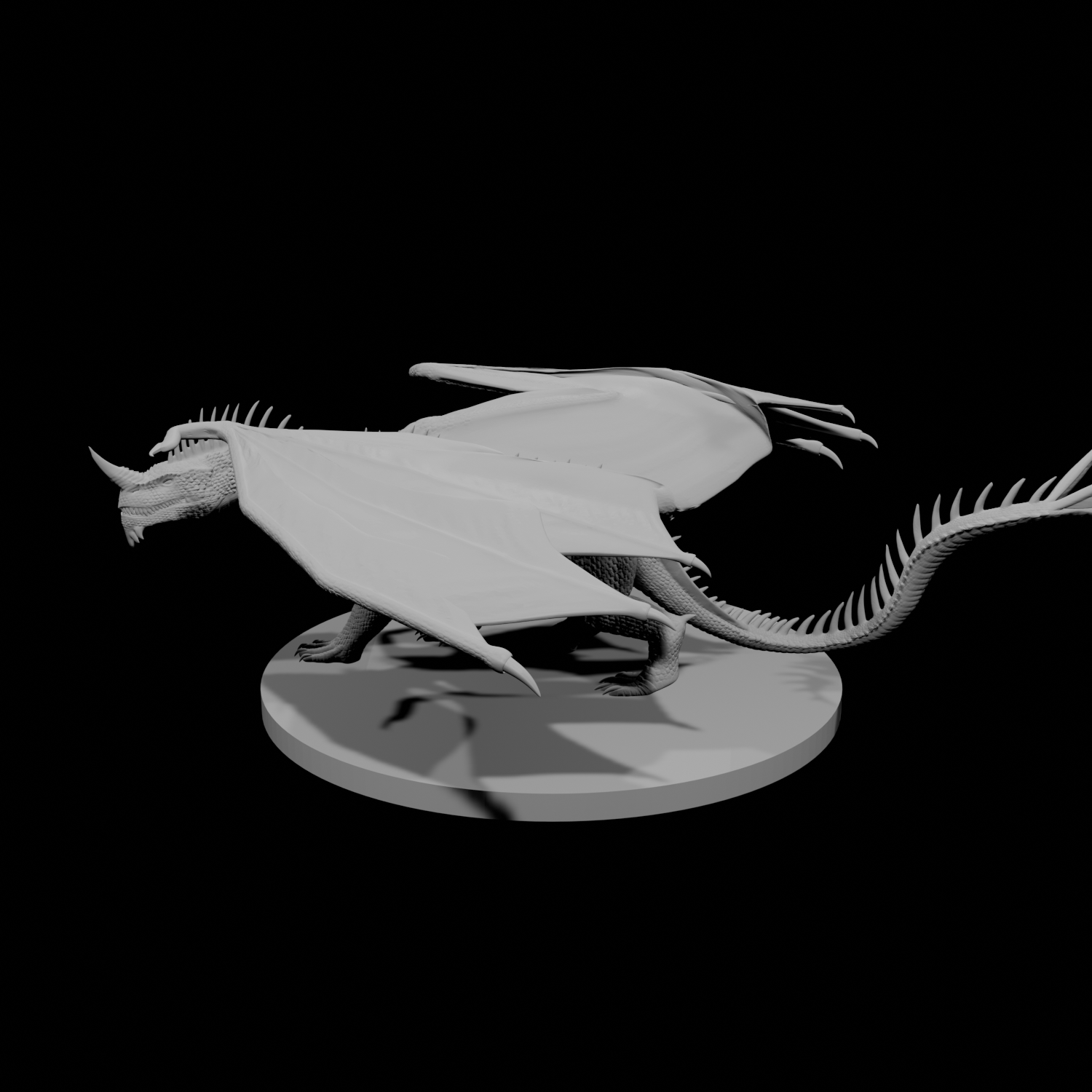Jeune dragon bleu
