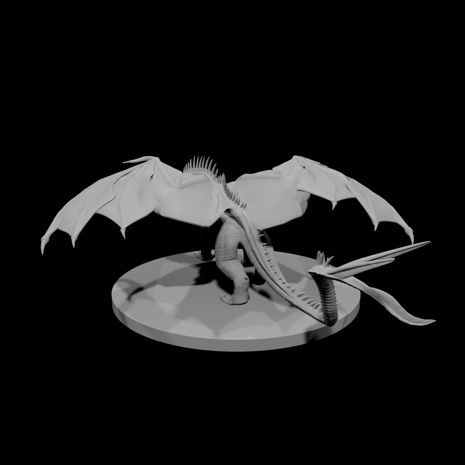 Jeune dragon bleu