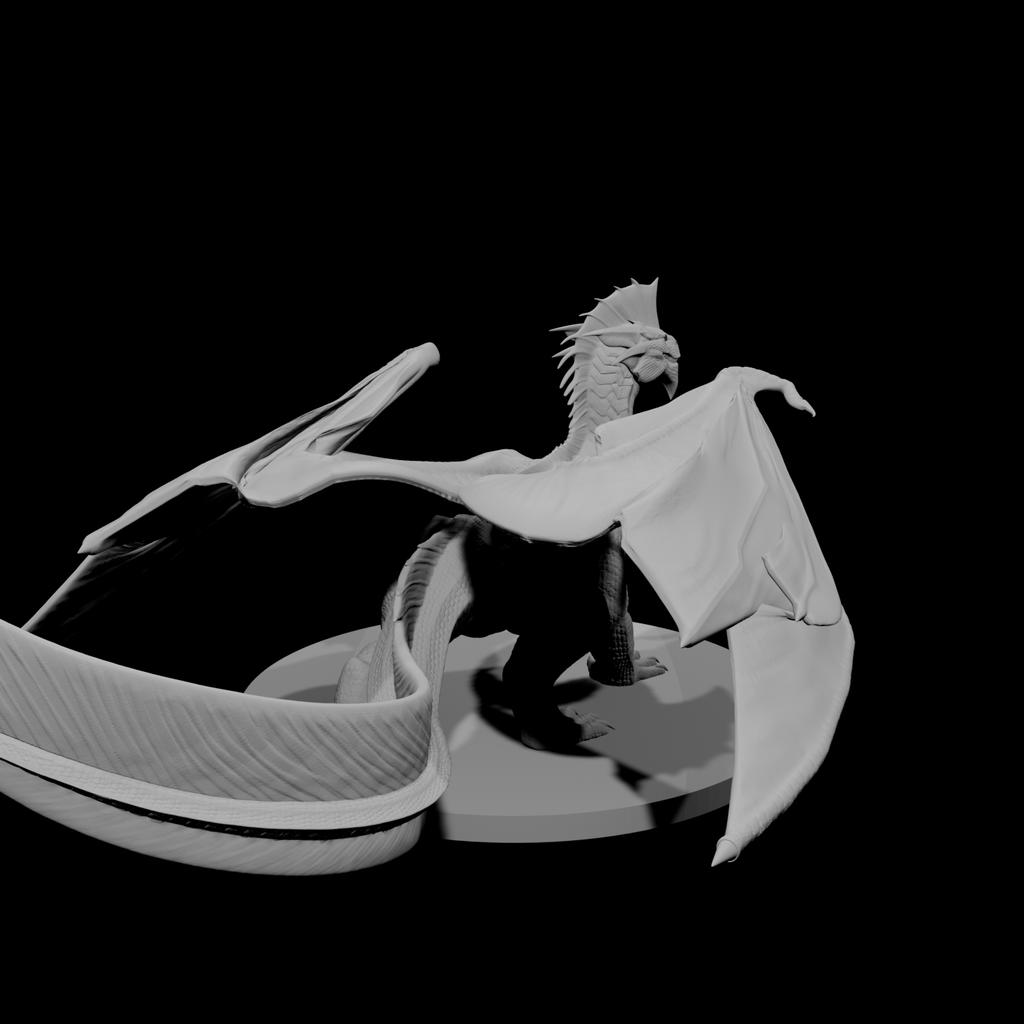 Young Silver Dragon