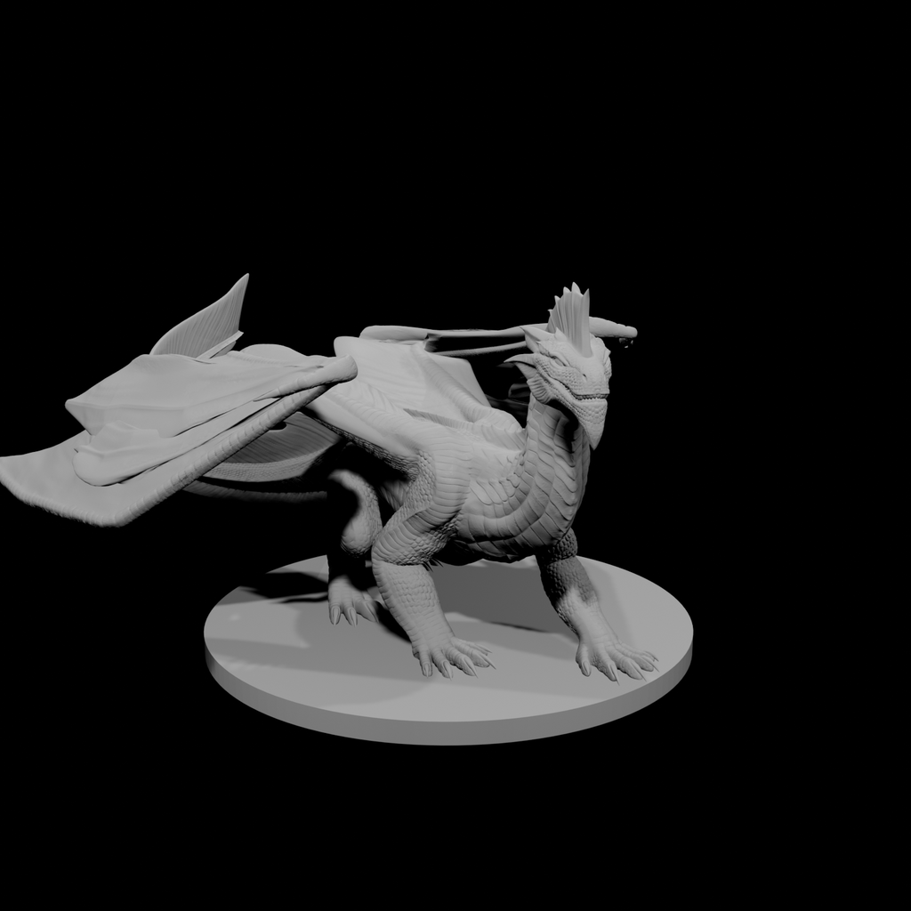 Young Silver Dragon