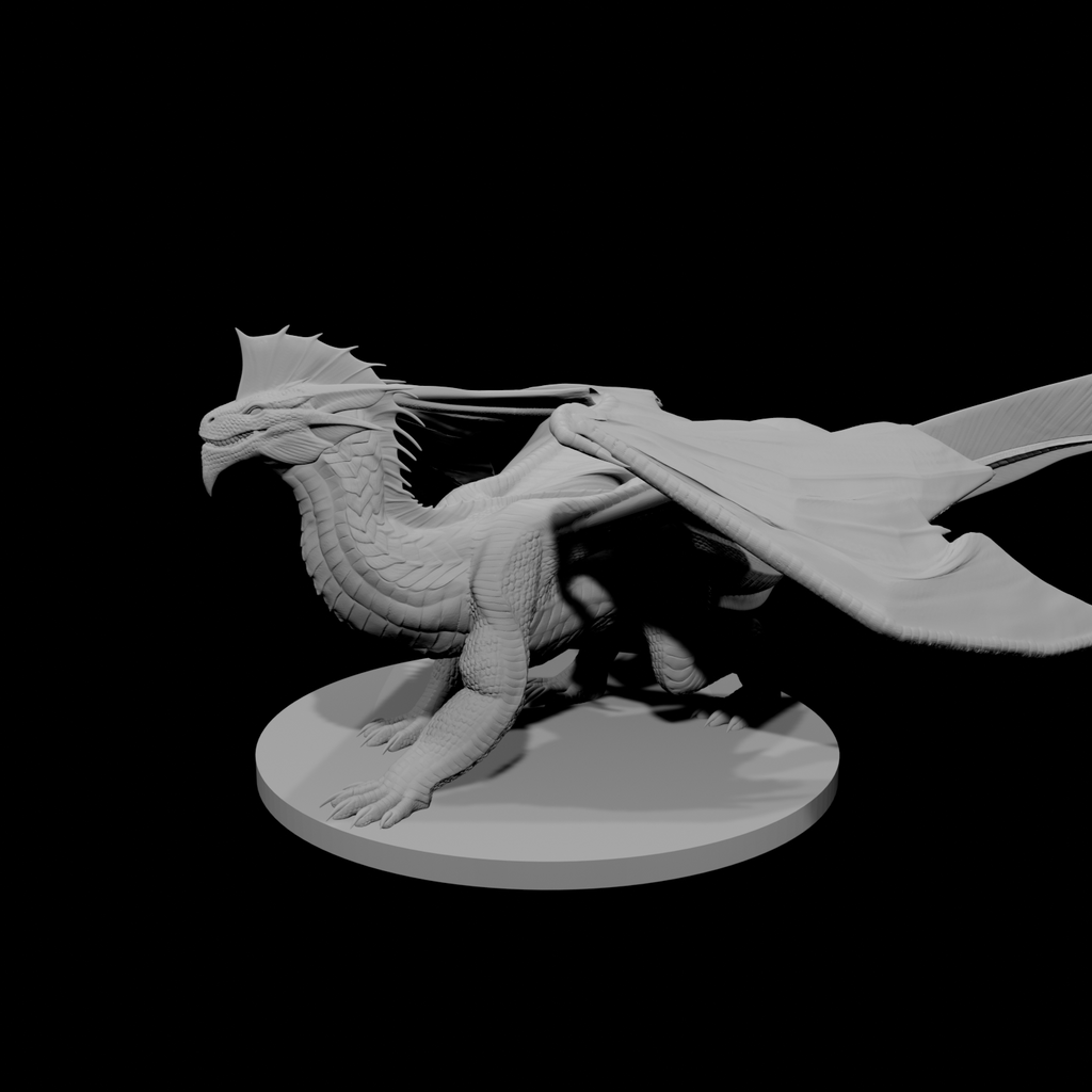 Young Silver Dragon