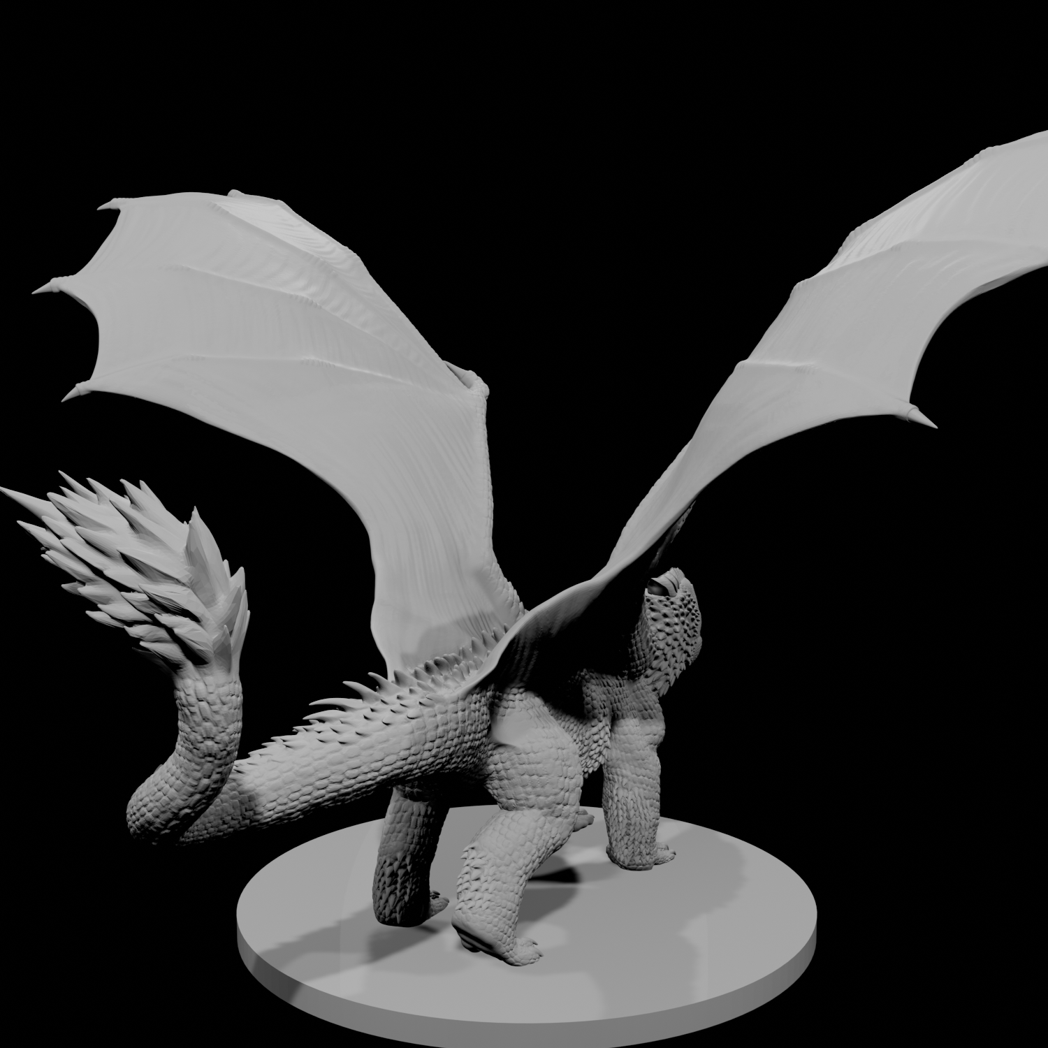 Young White Dragon