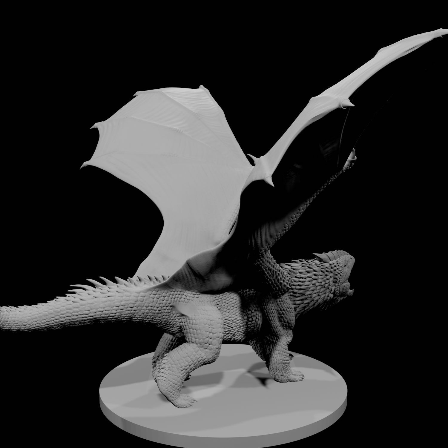 Young White Dragon