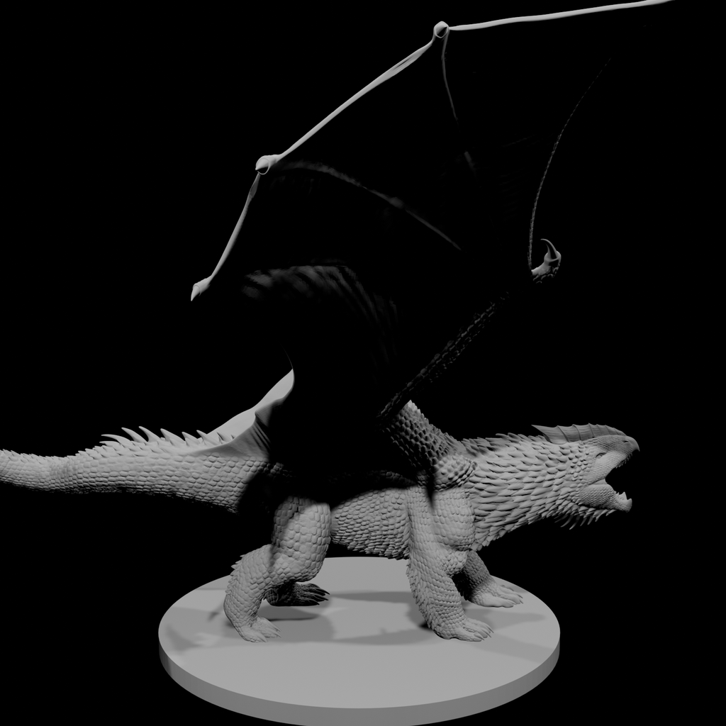 Young White Dragon