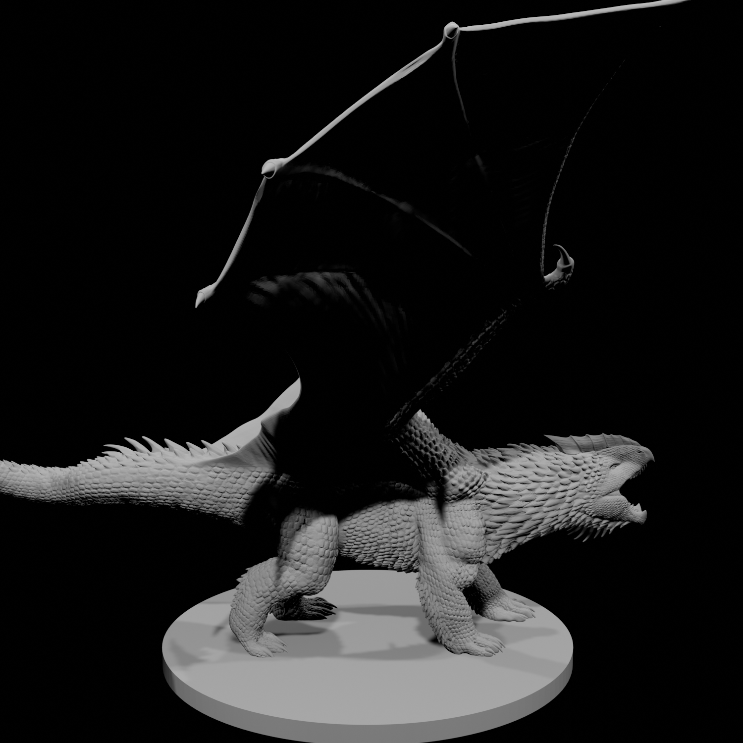 Young White Dragon