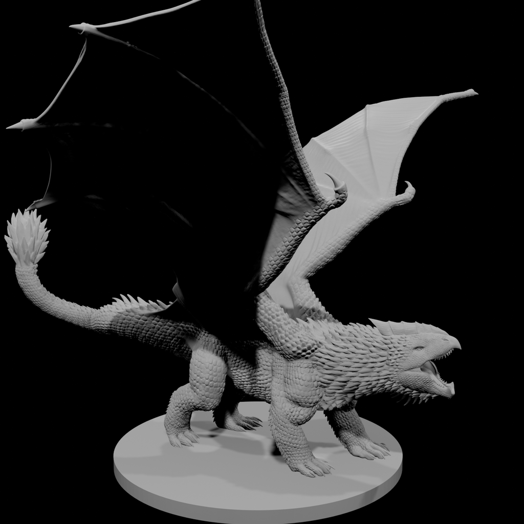 Young White Dragon