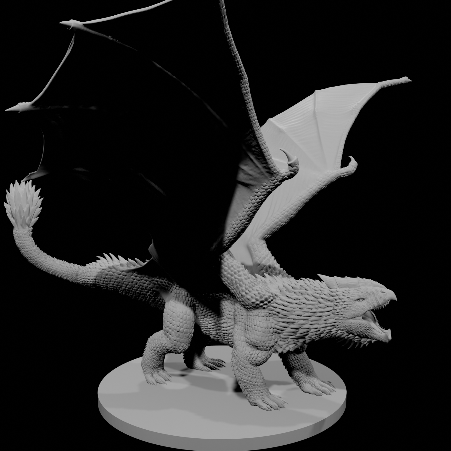 Young White Dragon