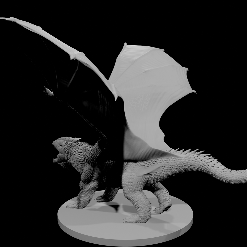 Young White Dragon