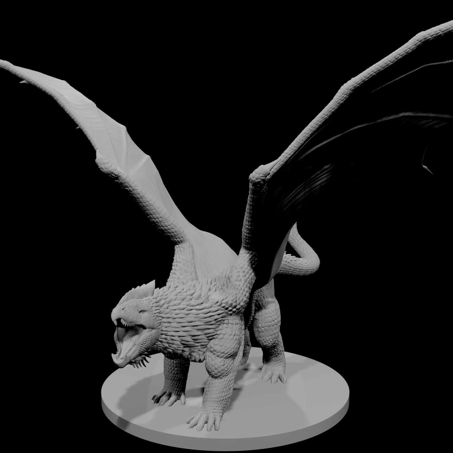 Young White Dragon