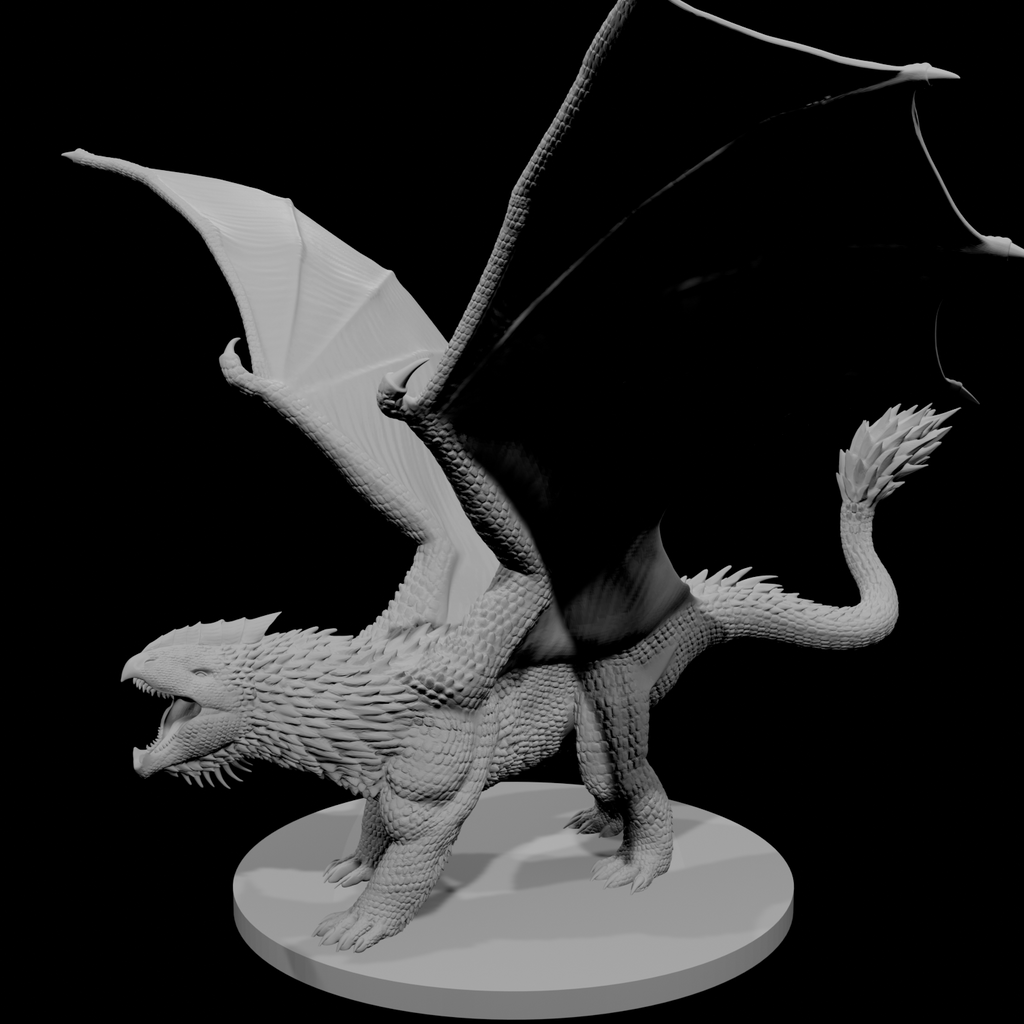 Young White Dragon