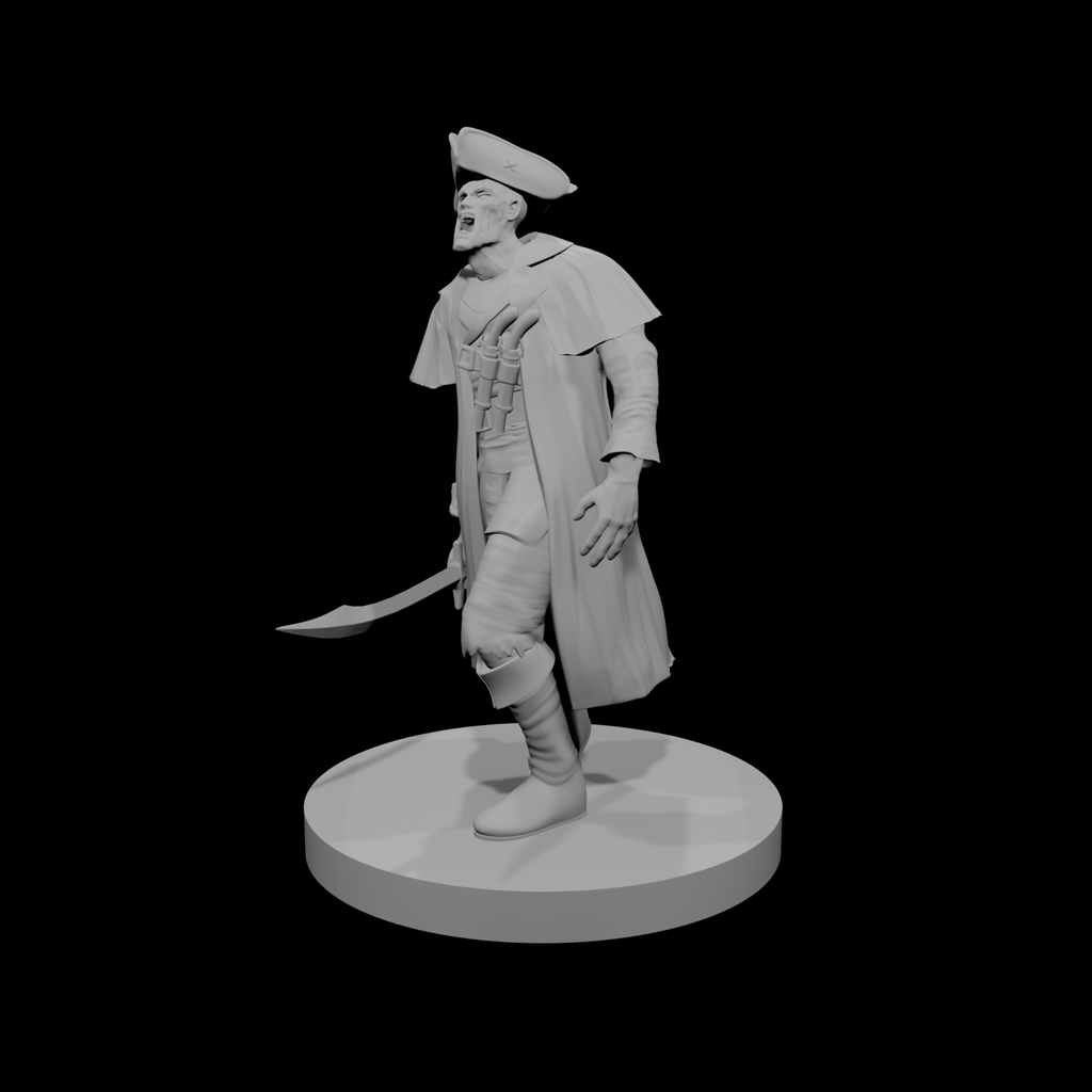 Zombie Pirate Captain
