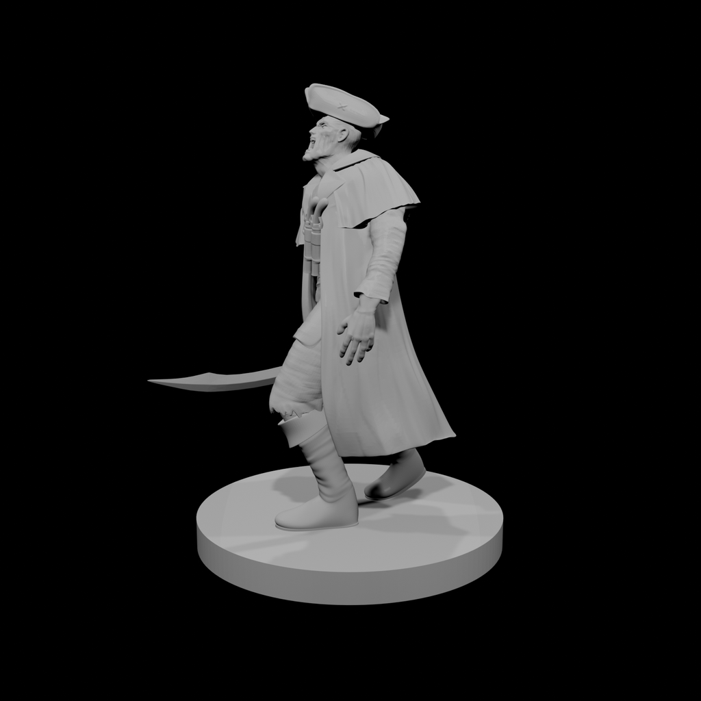 Zombie Pirate Captain